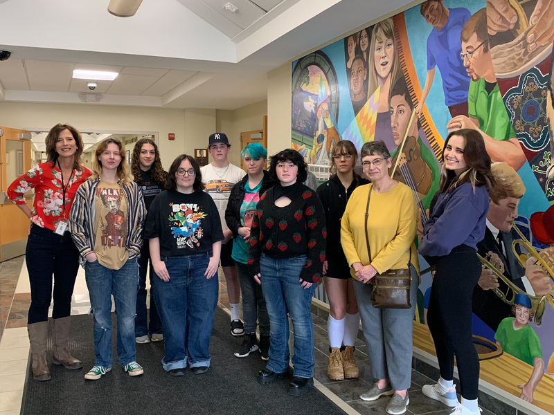 Three Canajoharie ART student’s artwork came in 1st place in the GFWC